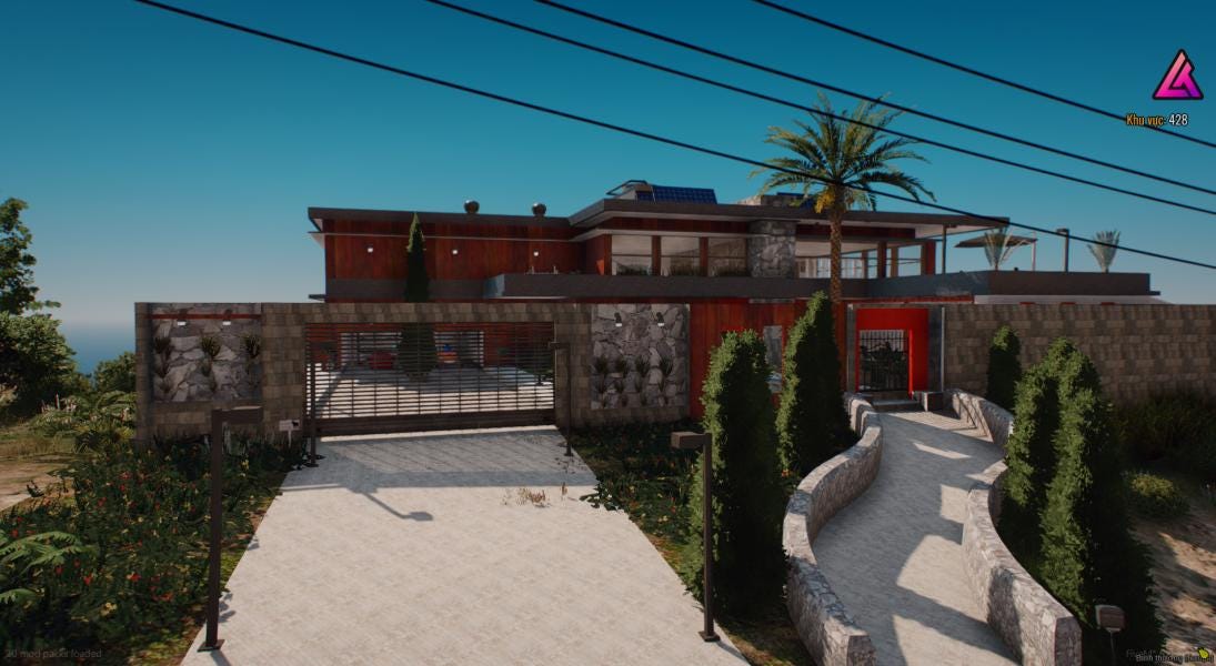 Modern House Mafia | MLO / MAP | Fivem GTAV | Optimized | Drag and Drop Files | Best Quality |