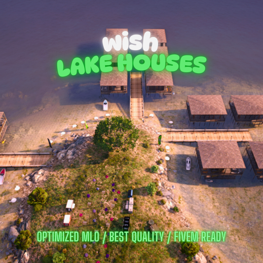 Lake Houses | MLO / MAP | Fivem GTAV | Optimized | Drag and Drop Files | Best Quality |