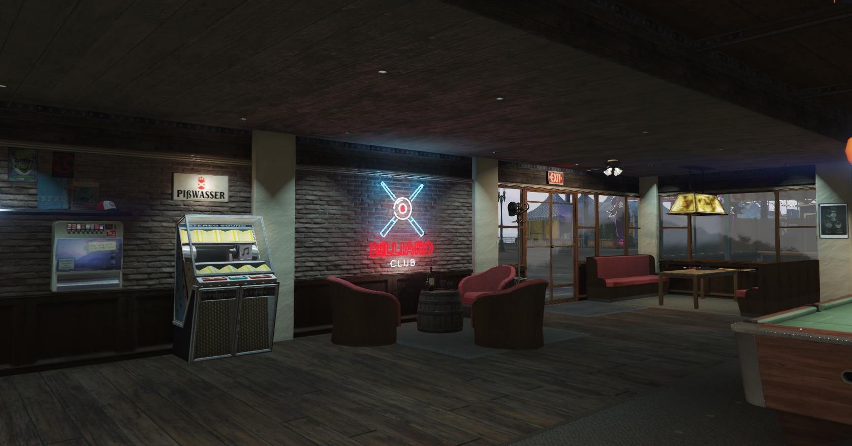 Billiard Club | MLO / MAP | Fivem GTAV | Optimized | Drag and Drop Files | Best Quality |