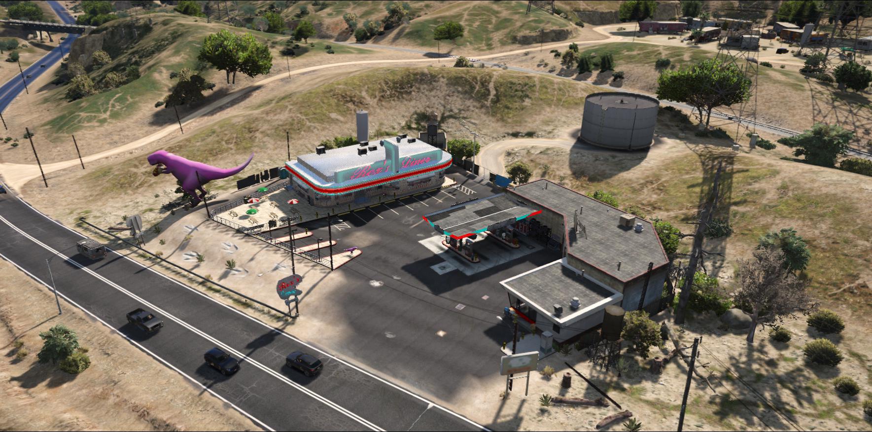 Rex Dinner | Fivem GTAV | Optimized | Drag and Drop Files | Best Quality |