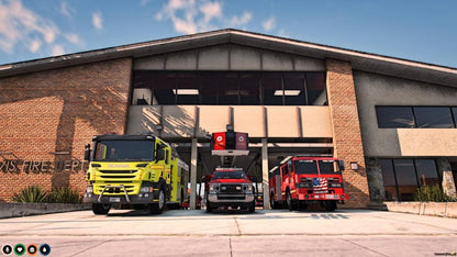 Davis Road Fire Department | MLO / MAP | Fivem GTAV | Optimized | Drag and Drop Files | Best Quality |