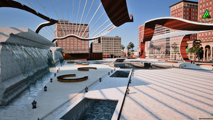Future Legion Square | MLO / MAP | Fivem GTAV | Optimized | Drag and Drop Files | Best Quality |