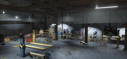 Hideout Mechanic | MLO / MAP | Fivem GTAV | Optimized | Drag and Drop Files | Best Quality |