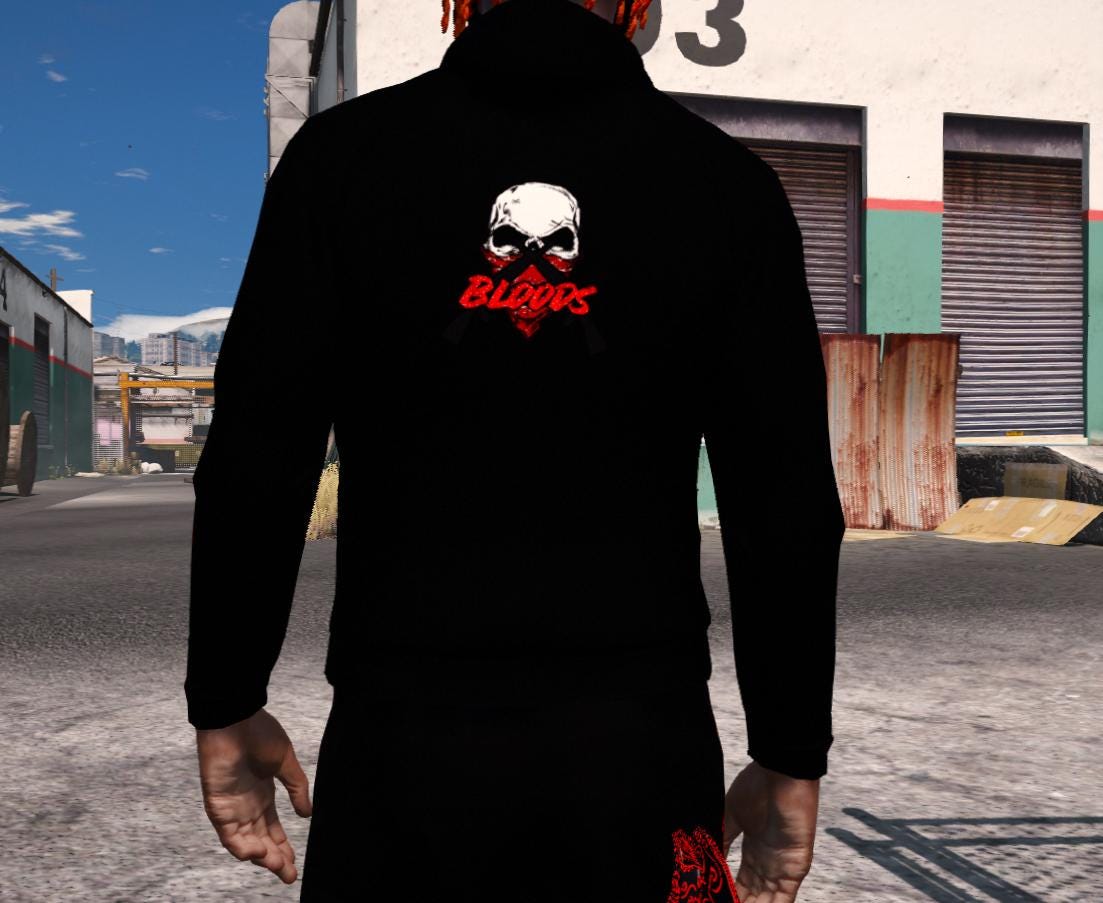 Bloods | CLOTHING PACK | FiveM GTAV | Bloods Gang Full Outfit | Optimized | Drag & Drop | Best Quality |