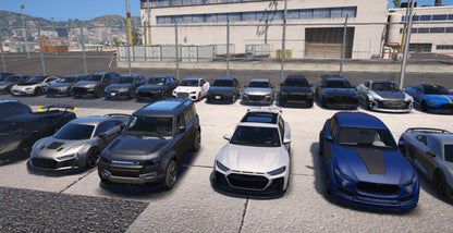 I +600 Debadged Car Pack | Fivem GTAV | Optimized | Drag and Drop Files | Best Quality |