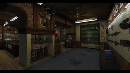 Ammu-Nation Guns | MLO / MAP | Fivem GTAV | Optimized | Drag and Drop Files | Best Quality |
