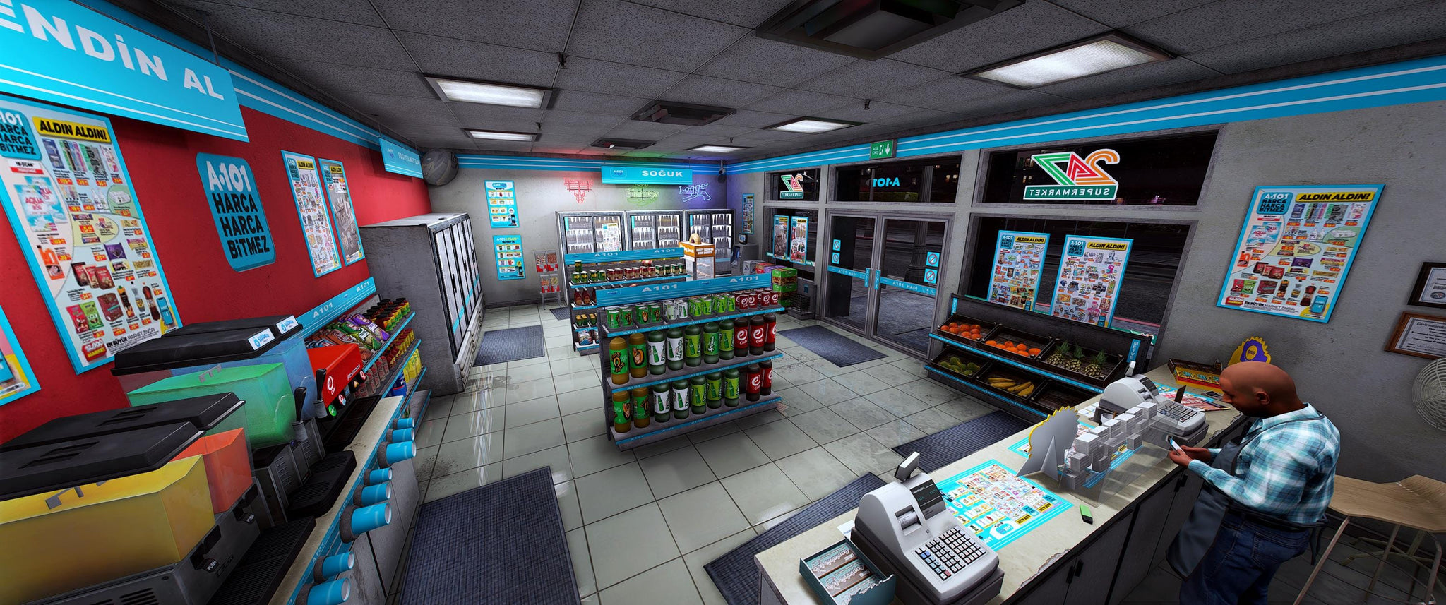A101 Market | MLO / MAP | Fivem GTAV | Optimized | Drag and Drop Files | Best Quality |