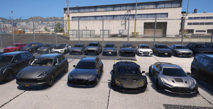 I +600 Debadged Car Pack | Fivem GTAV | Optimized | Drag and Drop Files | Best Quality |