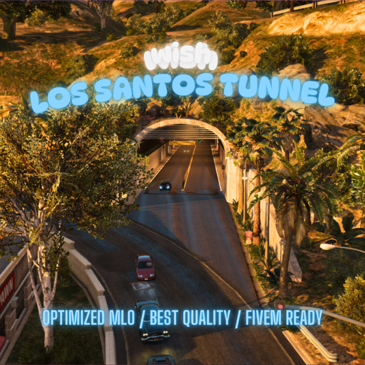 Los Santos Tunnel | MLO / MAP | Fivem GTAV | Optimized | Drag and Drop Files | Best Quality |
