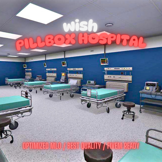 Pillbox Hospital | MLO / MAP | Fivem GTAV | Optimized | Drag and Drop Files | Best Quality |