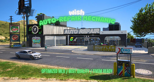 Auto-Repair Mechanic | Fivem GTAV | Optimized | Drag and Drop Files | Best Quality |