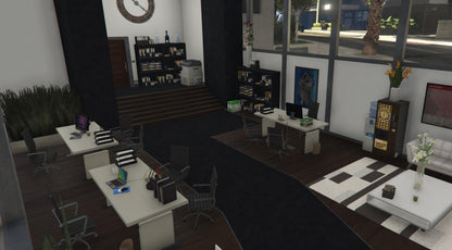 Dynasty 8 Office | MLO / MAP | Fivem GTAV | Optimized | Drag and Drop Files | Best Quality |