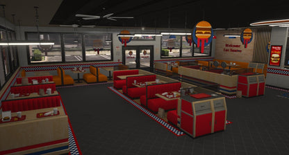 Burgershot 2025 | MLO / MAP | Fivem GTAV | Optimized | Drag and Drop Files | Best Quality |