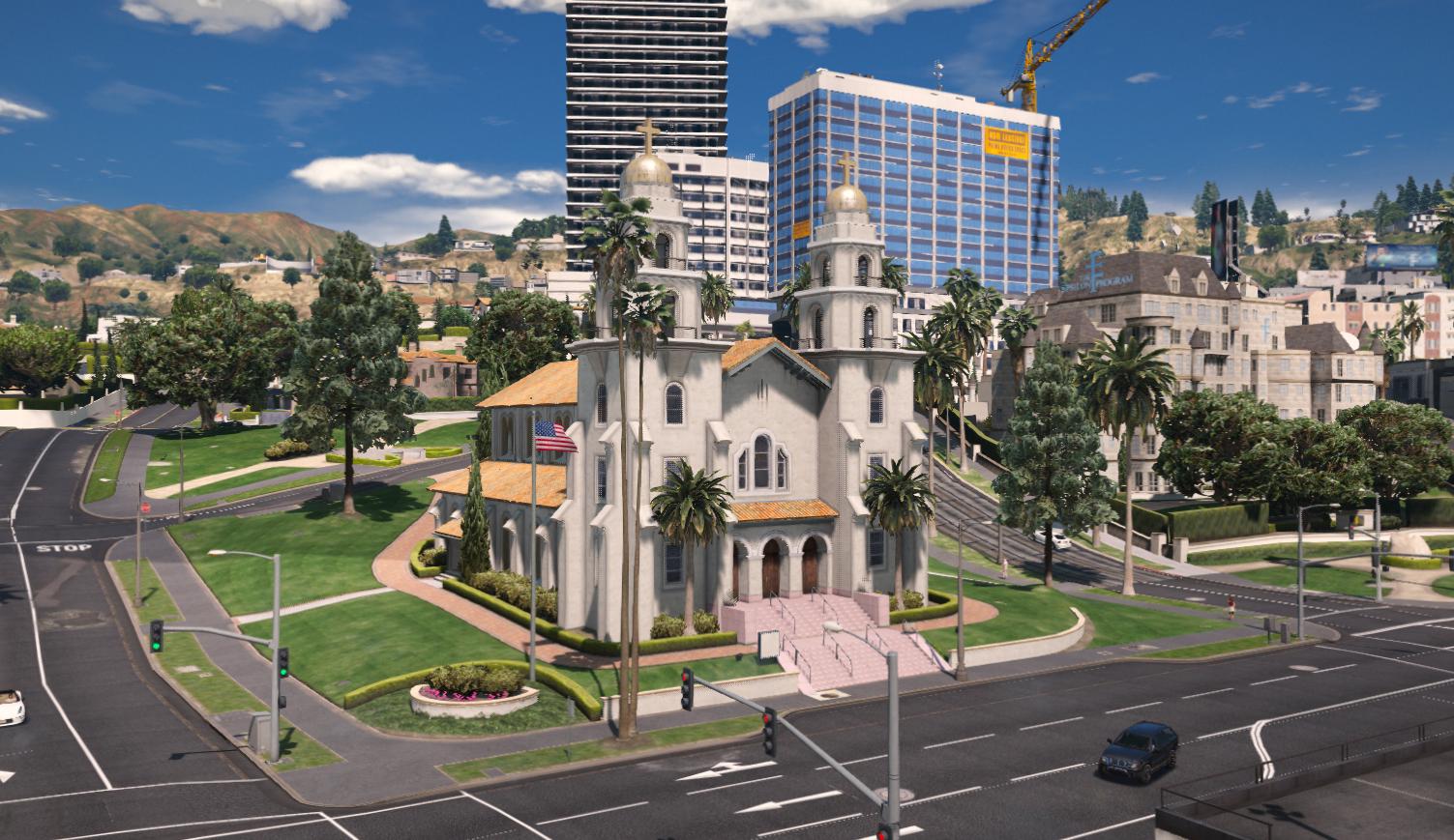 Rockford Church | MLO / MAP | Fivem GTAV | Optimized | Drag and Drop Files | Best Quality |