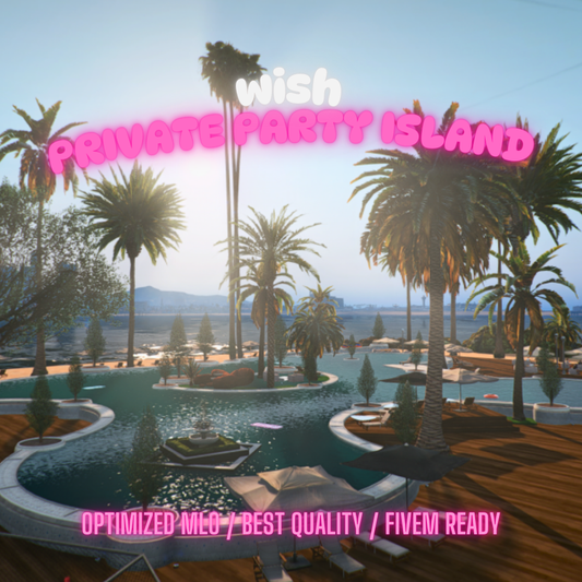 Private Party Island | MLO / MAP | Fivem GTAV | Optimized | Drag and Drop Files | Best Quality |