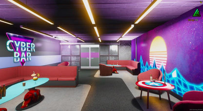 Cyber Bar | MLO / MAP | Fivem GTAV | Optimized | Drag and Drop Files | Best Quality |