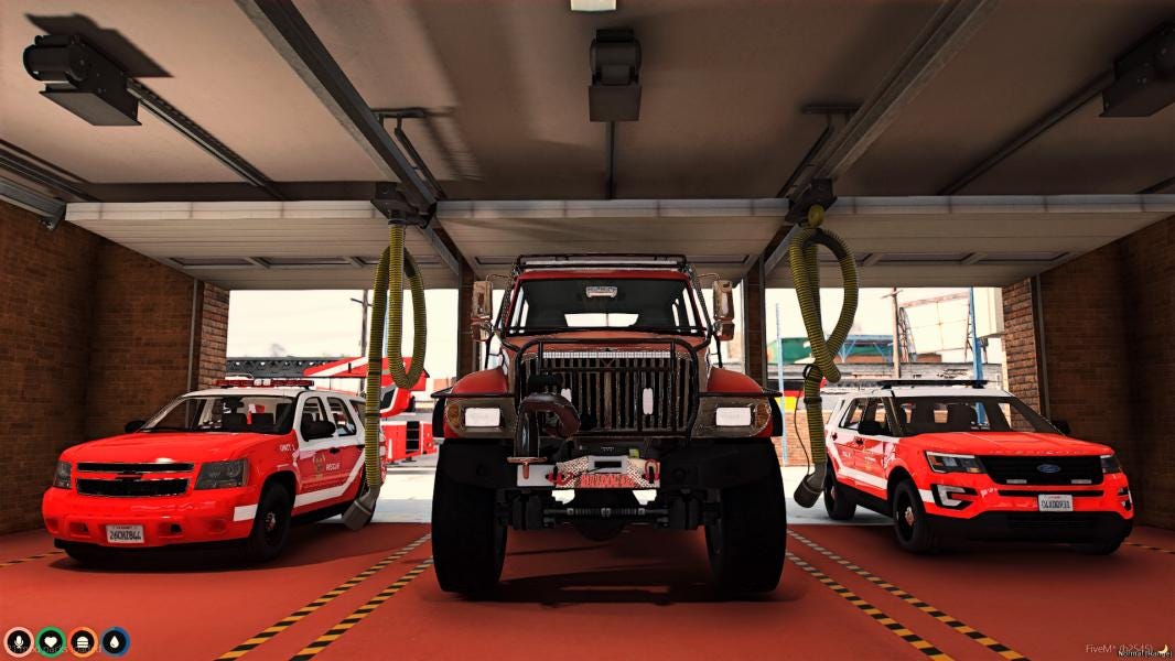 Davis Road Fire Department | MLO / MAP | Fivem GTAV | Optimized | Drag and Drop Files | Best Quality |