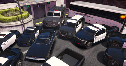 Police Unbranded Car Pack | Fivem GTAV | Optimized | Drag and Drop Files | Best Quality |