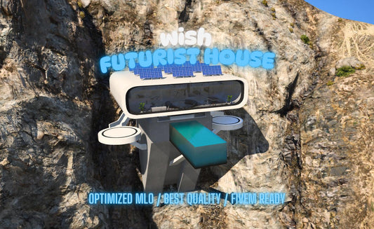 Futurist House | Fivem GTAV | Optimized | Drag and Drop Files | Best Quality |