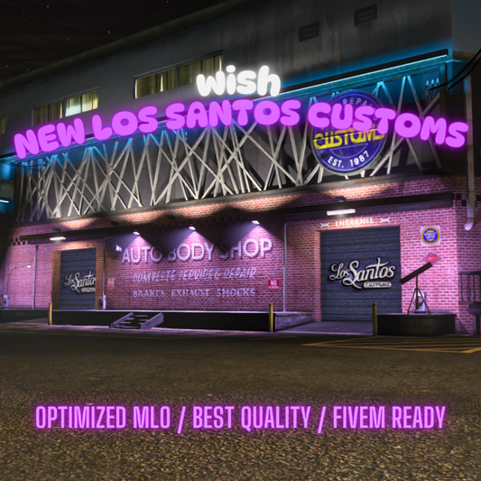 New Los Santos Customs | MLO / MAP | Fivem GTAV | Optimized | Drag and Drop Files | Best Quality |