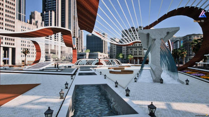 Future Legion Square | MLO / MAP | Fivem GTAV | Optimized | Drag and Drop Files | Best Quality |