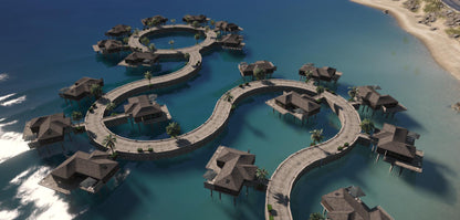 Bungalow Village | Fivem GTAV | Optimized | Drag and Drop Files | Best Quality |
