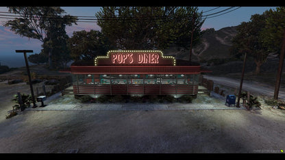 Pop's Diner | MLO / MAP | Fivem GTAV | Optimized | Drag and Drop Files | Best Quality |