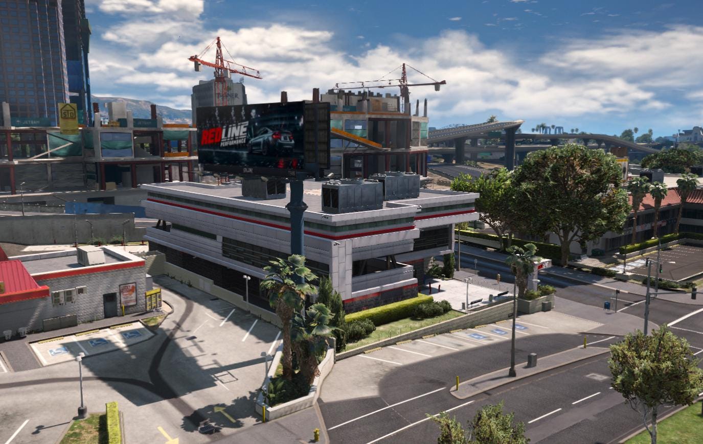 Redline Mechanic | MLO / MAP | Fivem GTAV | Optimized | Drag and Drop Files | Best Quality |