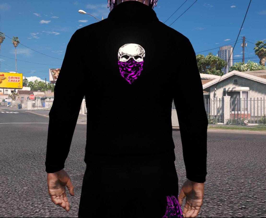 Ballas | CLOTHING PACK | FiveM GTAV | Ballas Gang Full Outfit | Optimized | Drag & Drop | Best Quality |