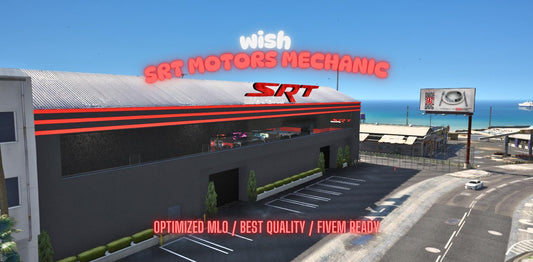 SRT Motors Mechanic | Fivem GTAV | Optimized | Drag and Drop Files | Best Quality |