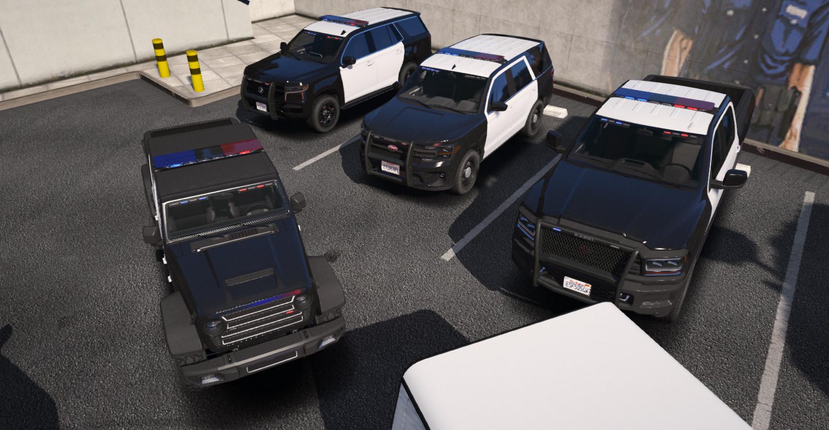 Police Mega Car Pack | Fivem GTAV | Optimized | Drag and Drop Files | Best Quality |