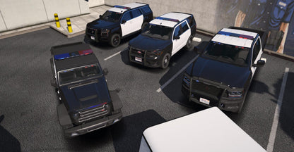 Police Mega Car Pack | Fivem GTAV | Optimized | Drag and Drop Files | Best Quality |