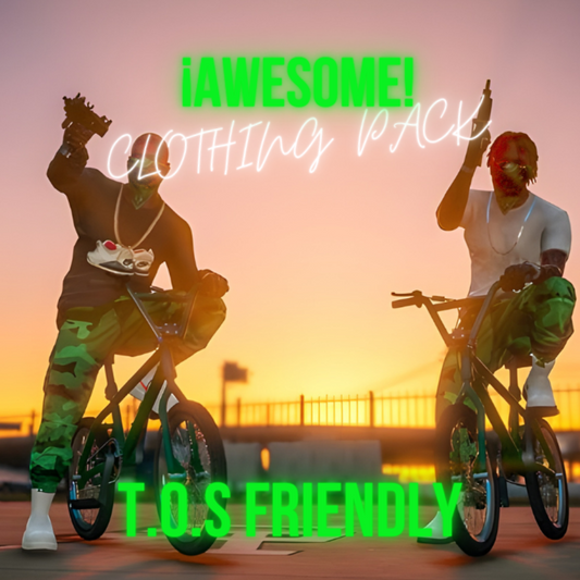 Fivem Awesome Male TOS Clothing Pack / 3.13 GB / MEN / Fivem Ready / Optimized /
