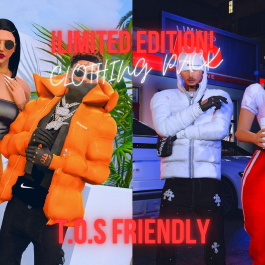 Fivem Best Male & Female TOS Clothing Pack / MALE / Fivem Ready / Optimized /