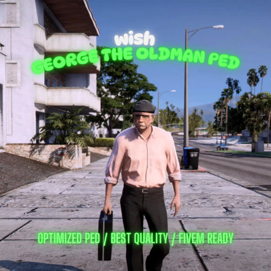 George "The Old Man" | PED | Fivem GTAV | Optimized | Drag and Drop Files | Best Quality |