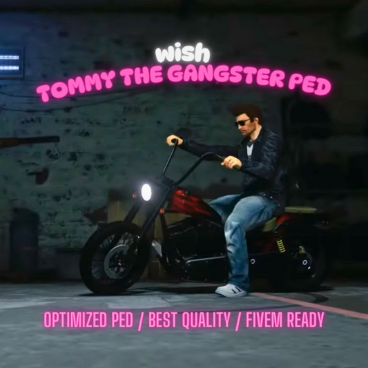 Tommy "The Gangster" | PED | Fivem GTAV | Optimized | Drag and Drop Files | Best Quality |