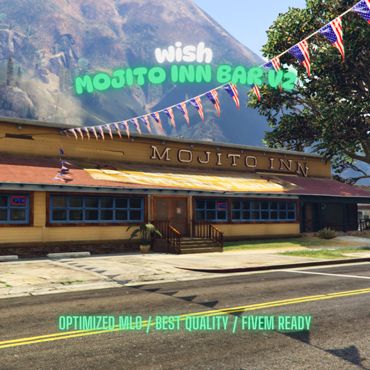 Mojito Bar V2 | MLO / MAP | Fivem GTAV | Optimized | Drag and Drop Files | Best Quality |