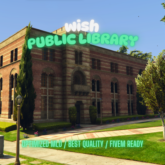 Public Library | MLO / MAP | Fivem GTAV | Optimized | Drag and Drop Files | Best Quality |