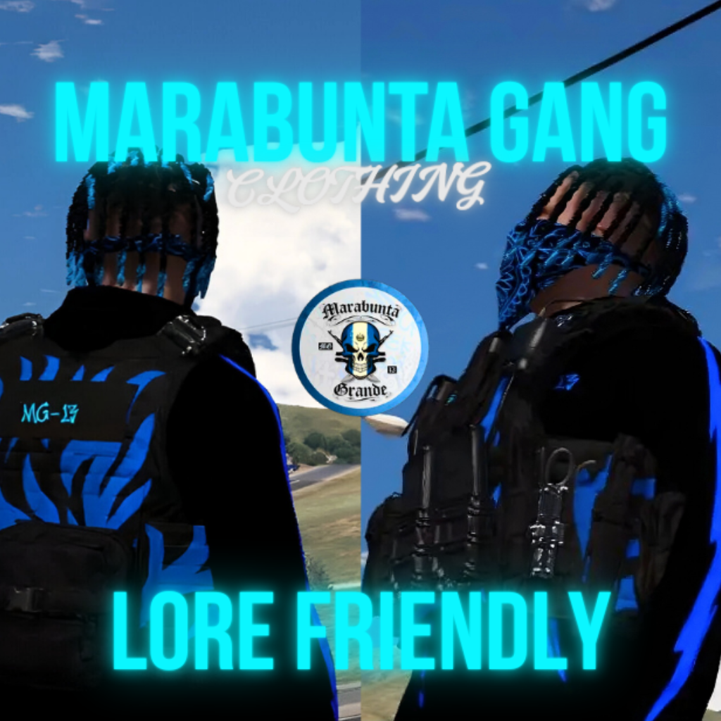 Marabunta | CLOTHING PACK | FiveM GTAV | Bloods Gang Full Outfit | Optimized | Drag & Drop | Best Quality |