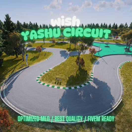 Yashu Circuit | MLO / MAP | Fivem GTAV | Optimized | Drag and Drop Files | Best Quality |