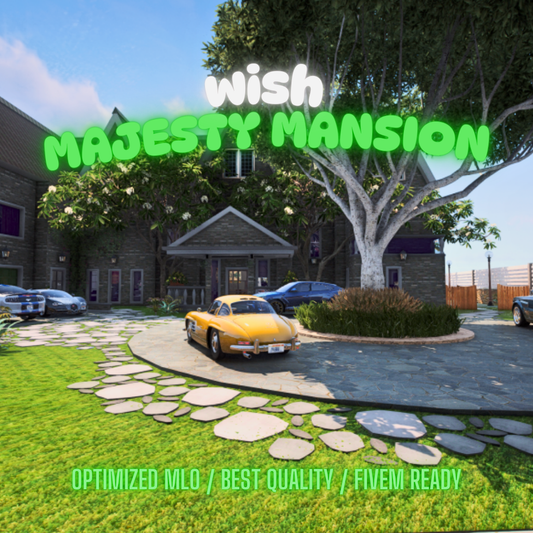 Majesty Mansion | MLO / MAP | Fivem GTAV | Optimized | Drag and Drop Files | Best Quality |