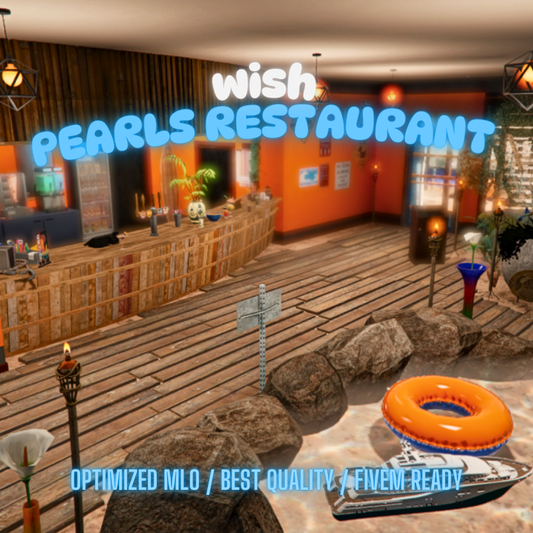 Pearls Seafood Restaurant | MLO / MAP | Fivem GTAV | Optimized | Drag and Drop Files | Best Quality |