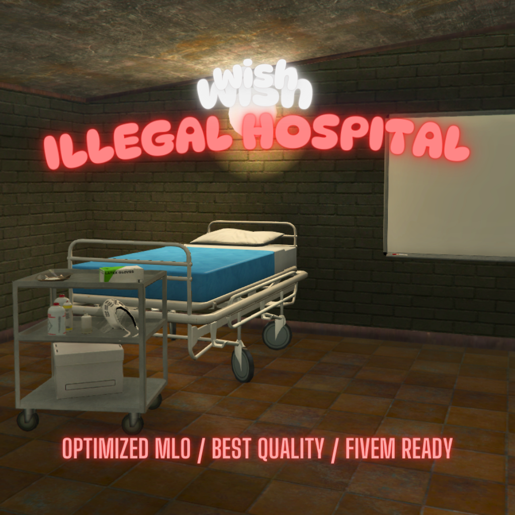 Illegal Hospital | MLO / MAP | Fivem GTAV | Optimized | Drag and Drop Files | Best Quality |