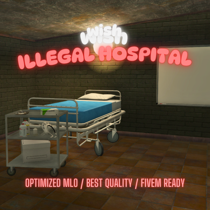 Illegal Hospital | MLO / MAP | Fivem GTAV | Optimized | Drag and Drop Files | Best Quality |