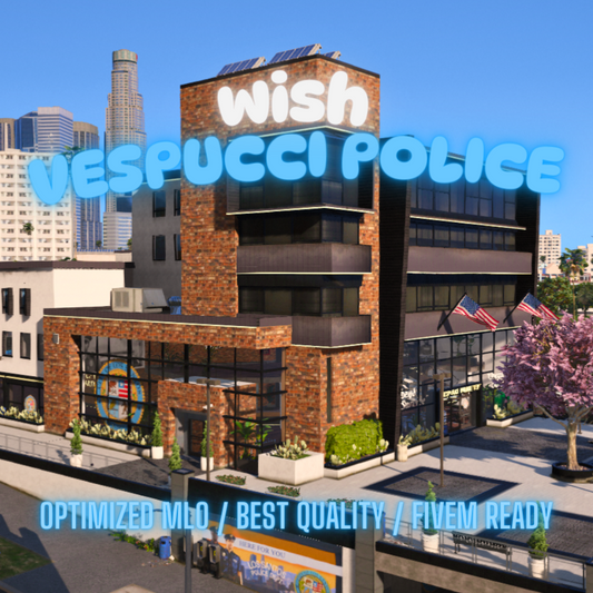 Vespucci Police | MLO / MAP | Fivem GTAV | Optimized | Drag and Drop Files | Best Quality |
