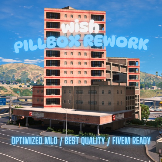 Pillbox Rework | MLO / MAP | Fivem GTAV | Optimized | Drag and Drop Files | Best Quality |