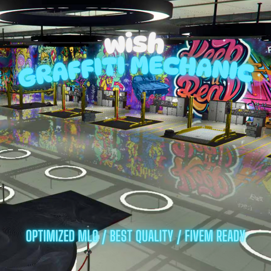 Graffiti Mechanic | MLO / MAP | Fivem GTAV | Optimized | Drag and Drop Files | Best Quality |