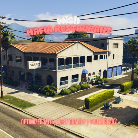 Mafia Restaurant | MLO / MAP | Fivem GTAV | Optimized | Drag and Drop Files | Best Quality |