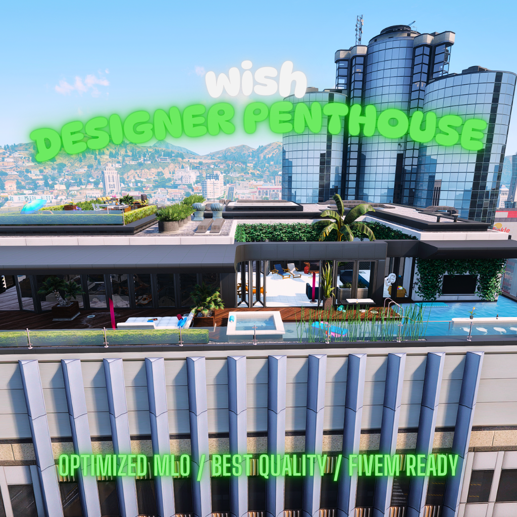 Designer PentHouse | MLO / MAP | Fivem GTAV | Optimized | Drag and Drop Files | Best Quality |