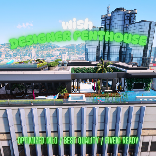 Designer PentHouse | MLO / MAP | Fivem GTAV | Optimized | Drag and Drop Files | Best Quality |